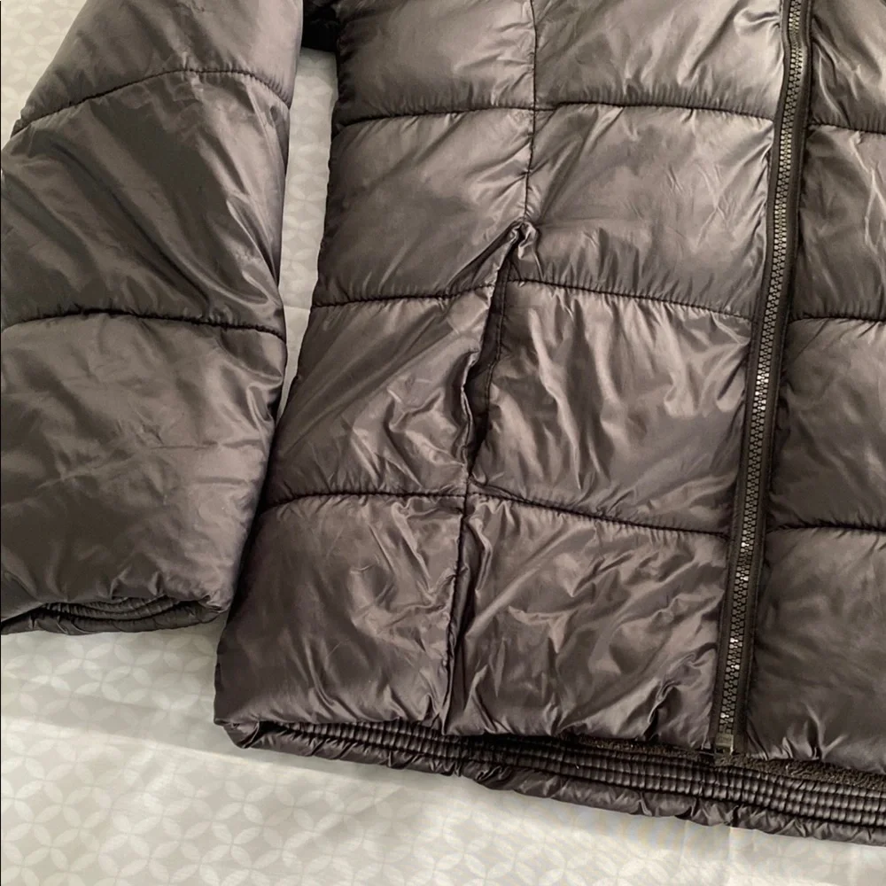Old Navy Black Puffer Jacket Quilted Insulated